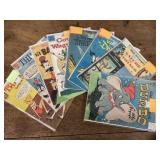 8 vintage comic books