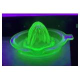 Green Depression uranium glass reamer