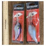 2 NEW Livingston fishing lures