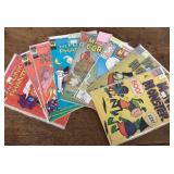 8 vintage comic books