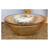 Marigold glass bowl