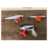 3 fishing lures