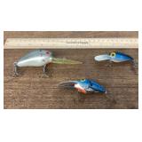 3 fishing lures