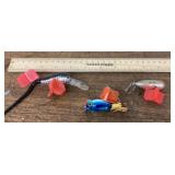 3 fishing lures