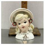 Inarco lady head vase
