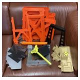 G.I. Joe tower and accessories