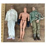 3 action figures