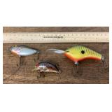 3 fishing lures