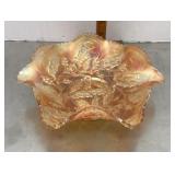 Carnival glass bowl