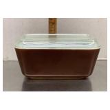 Pyrex Old Orchard refrigerator dish with lid