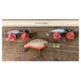3 fishing lures