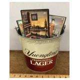 Yuengling beer bucket with decorative beer taps