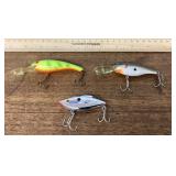 3 fishing lures