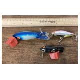 3 fishing lures
