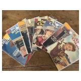 8 vintage comic books