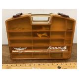 Fenwick tackle box with contents