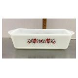 Fire King Primrose loaf pan