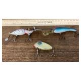 3 fishing lures