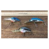 3 fishing lures