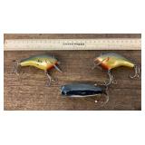 3 fishing lures
