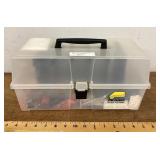 Tackle box with contents