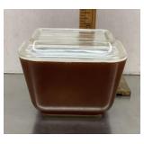 Pyrex Old Orchard refrigerator dish with lid
