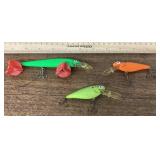 3 fishing lures