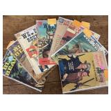 8 vintage Western comic books