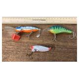 3 fishing lures