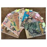 8 vintage comic books