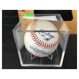 Game Ball in acrylic case