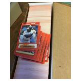 Box of baseball cards