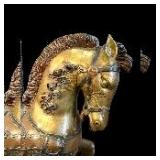 Incredible Bronze Carousel Horse - Life Size