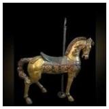 Incredible Bronze Carousel Horse - Life Size