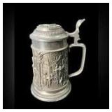Vintage Ges.Gesh Feinzinn NK West Germany Pewter Beer Stein