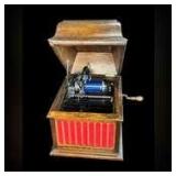 Vintage/Antique Edison Amberola Cylinder Record Player Phonograph