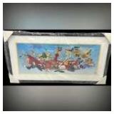 Framed and Numbered Limited Edition Warner Bros. L.E. Sericel "WBFD" by Kirk Mueller with Certificate of Authenticity