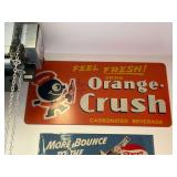 Orange Crush "Feel Fresh!" Sign