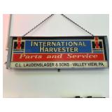 International Harvester Parts and Service Lighted Sign