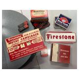 Vintage Firestone Tubes, Ash Tray, and Other Items