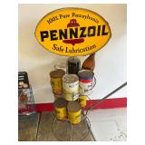 100% Penzoil Display Rack