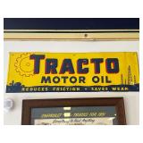 Tracto Motor Oil Sign