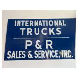 International Trucks Dealer Sign