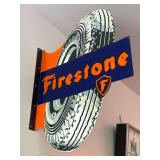 Firestone Die-cut Flange Sign