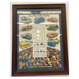 Framed 1951 Chevrolet Truck Advertisement