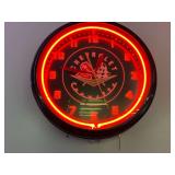 Chevrolet Corvette Neon Clock