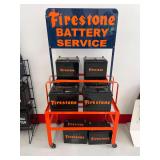 Firestone Battery Service Display Rack