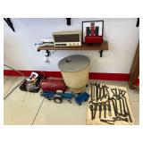 Tools, Radio, and Farm Toys