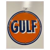 Gulf Porcelain Sign