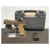 Sig Sauer P365 9mm x 19 Pistol with Holosun HS507K-X2 Multi-Reticle Micro Red Dot,  Streamlight TLR-6 Gun Light with Laser, and Additional Magazine in Hard Case